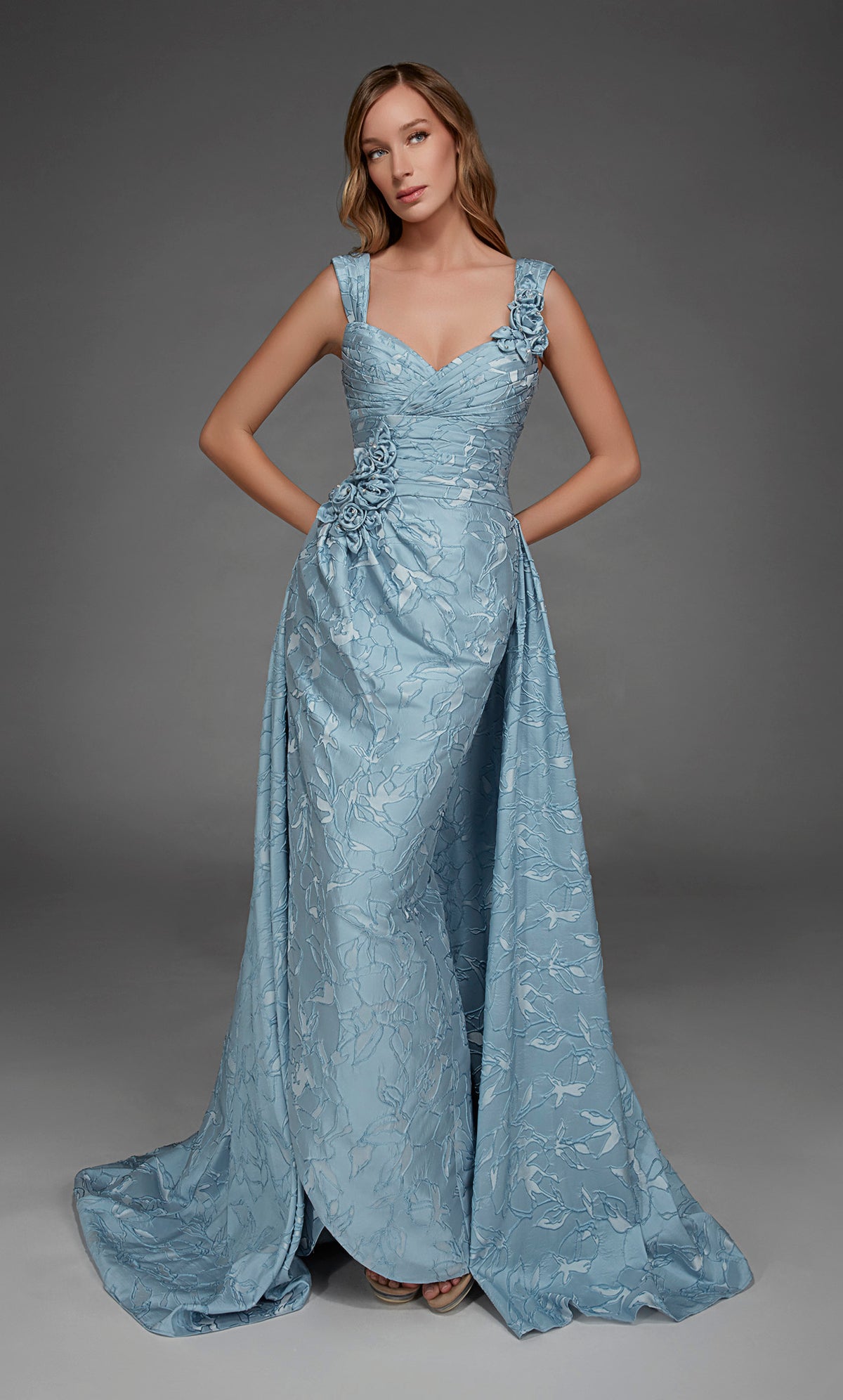 ALYCE Paris 55022 Special Occasion Sweetheart Neckline Ruched/draped A Line Dress