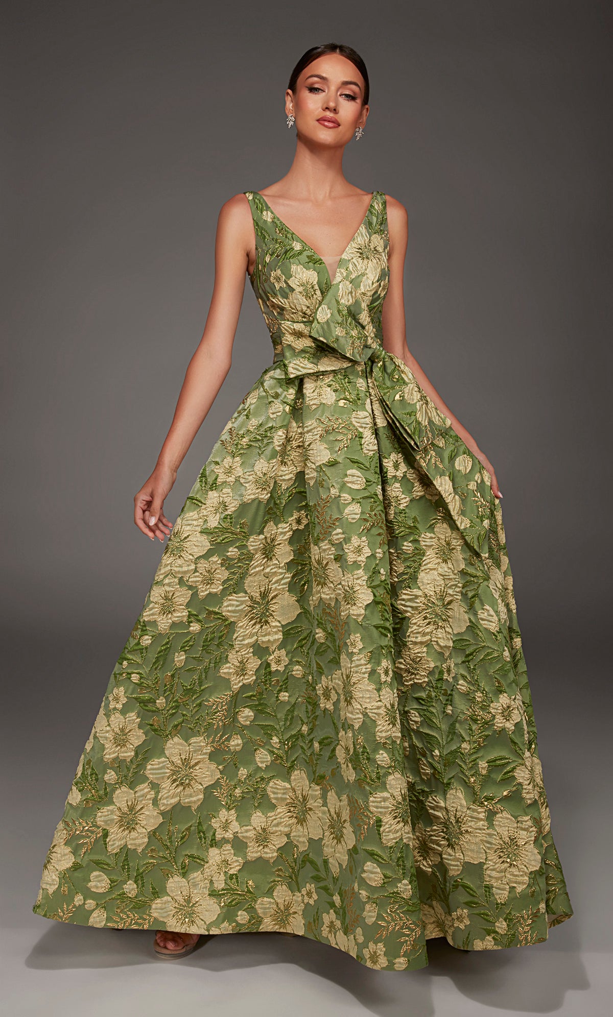 ALYCE Paris 55024 Special Occasion V-neckline Elegant Ballgown Dress