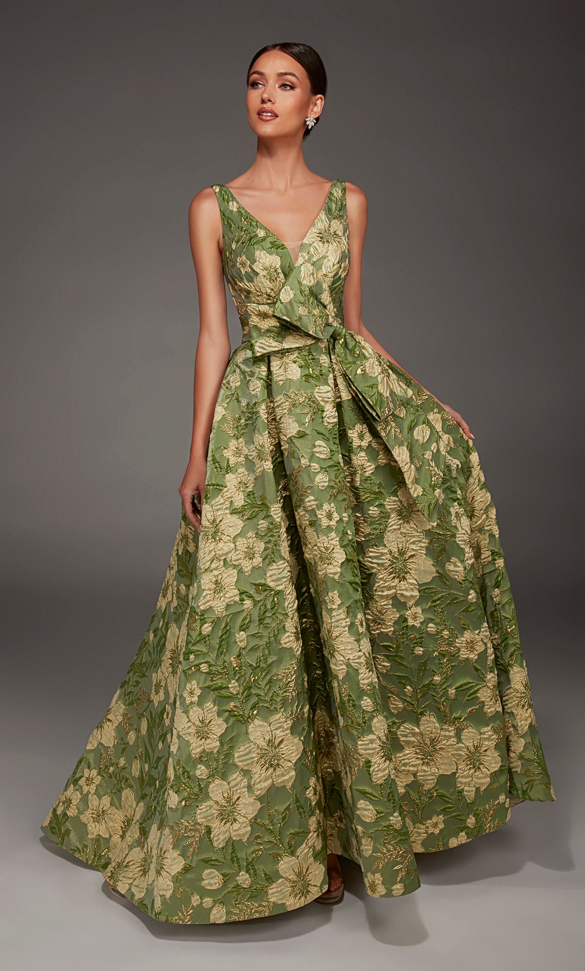 ALYCE Paris 55024 Special Occasion V-neckline Elegant Ballgown Dress