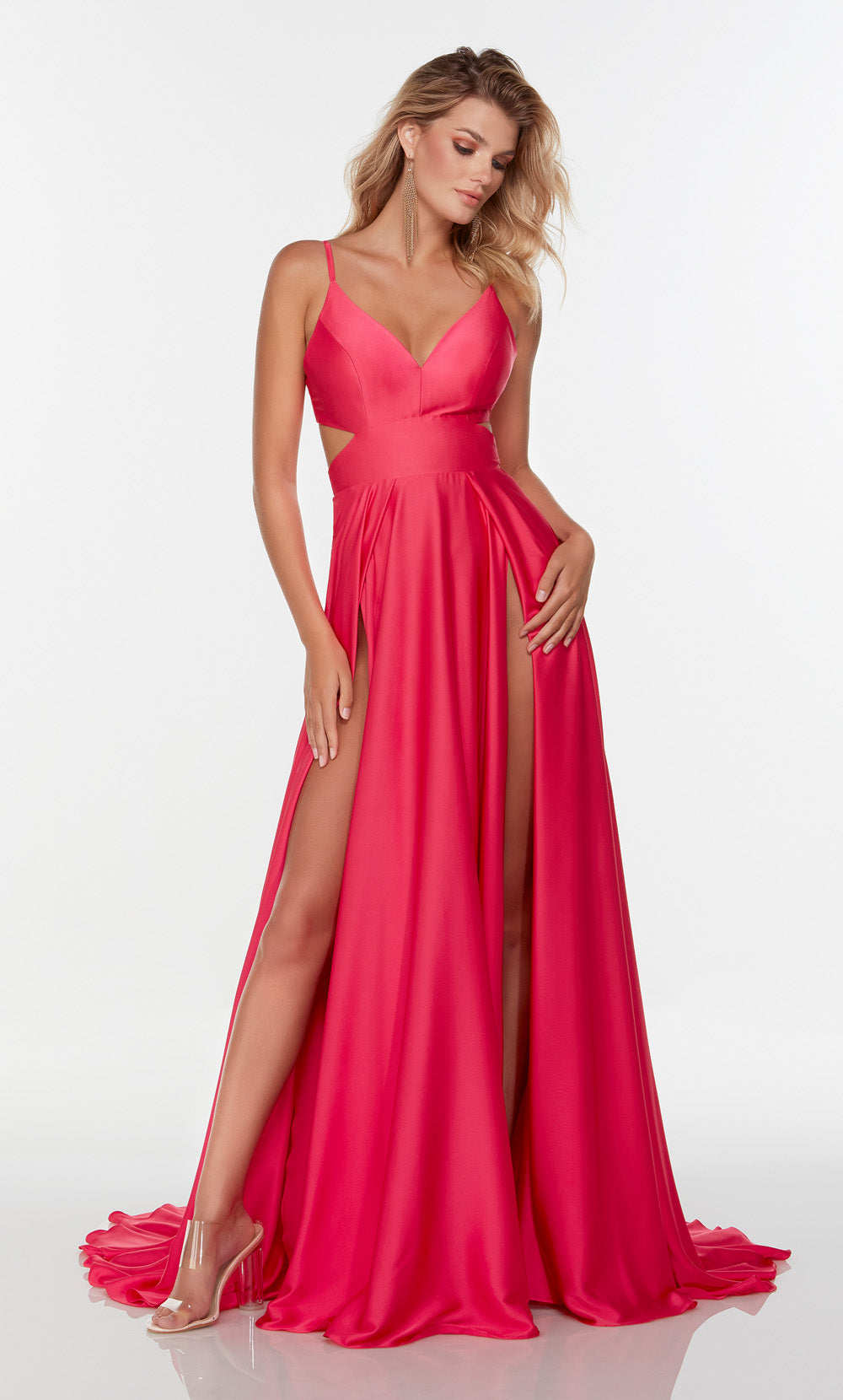 Alyce Paris 61140 Alyce Langes V-Ausschnitt sexy Kleid