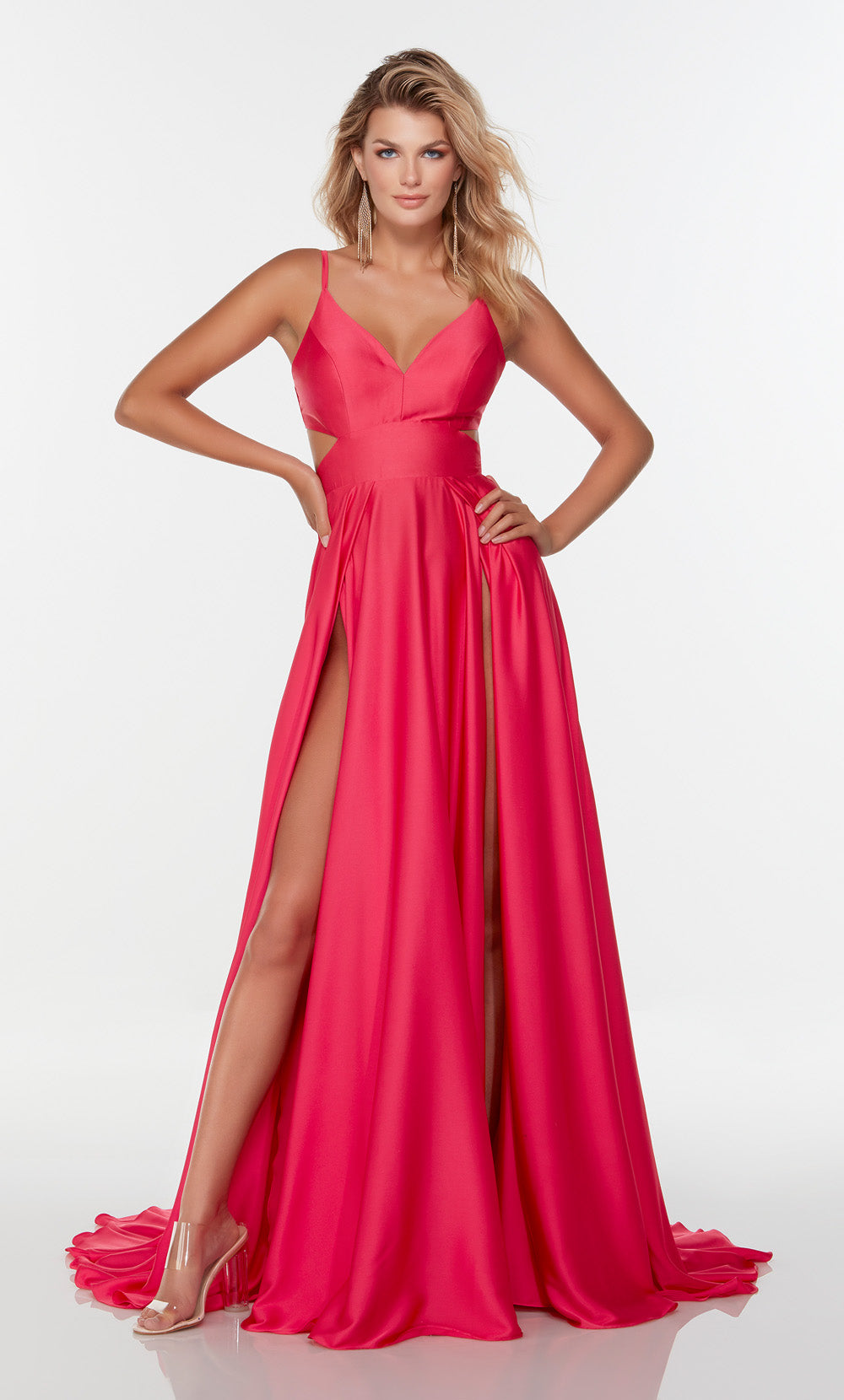 Alyce Paris 61140 Alyce Langes V-Ausschnitt sexy Kleid