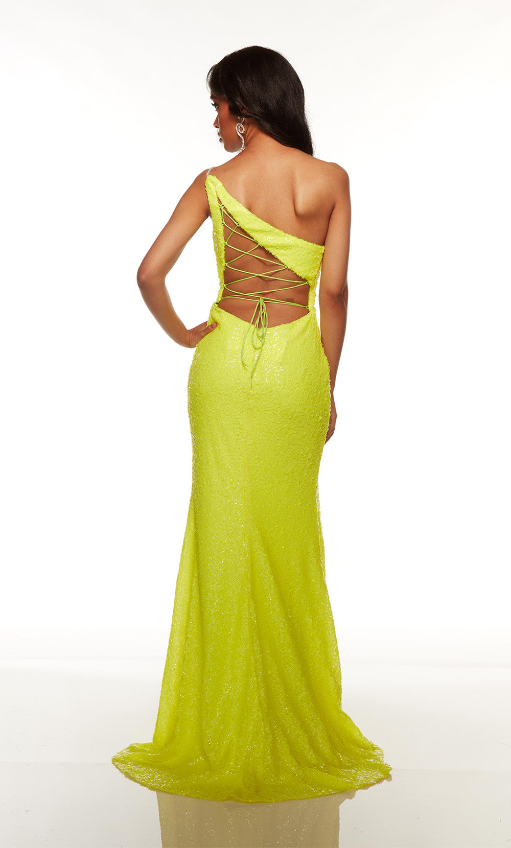 Alyce Paris 61348 Alyce Long One Shoulse Sexy Right Vestido