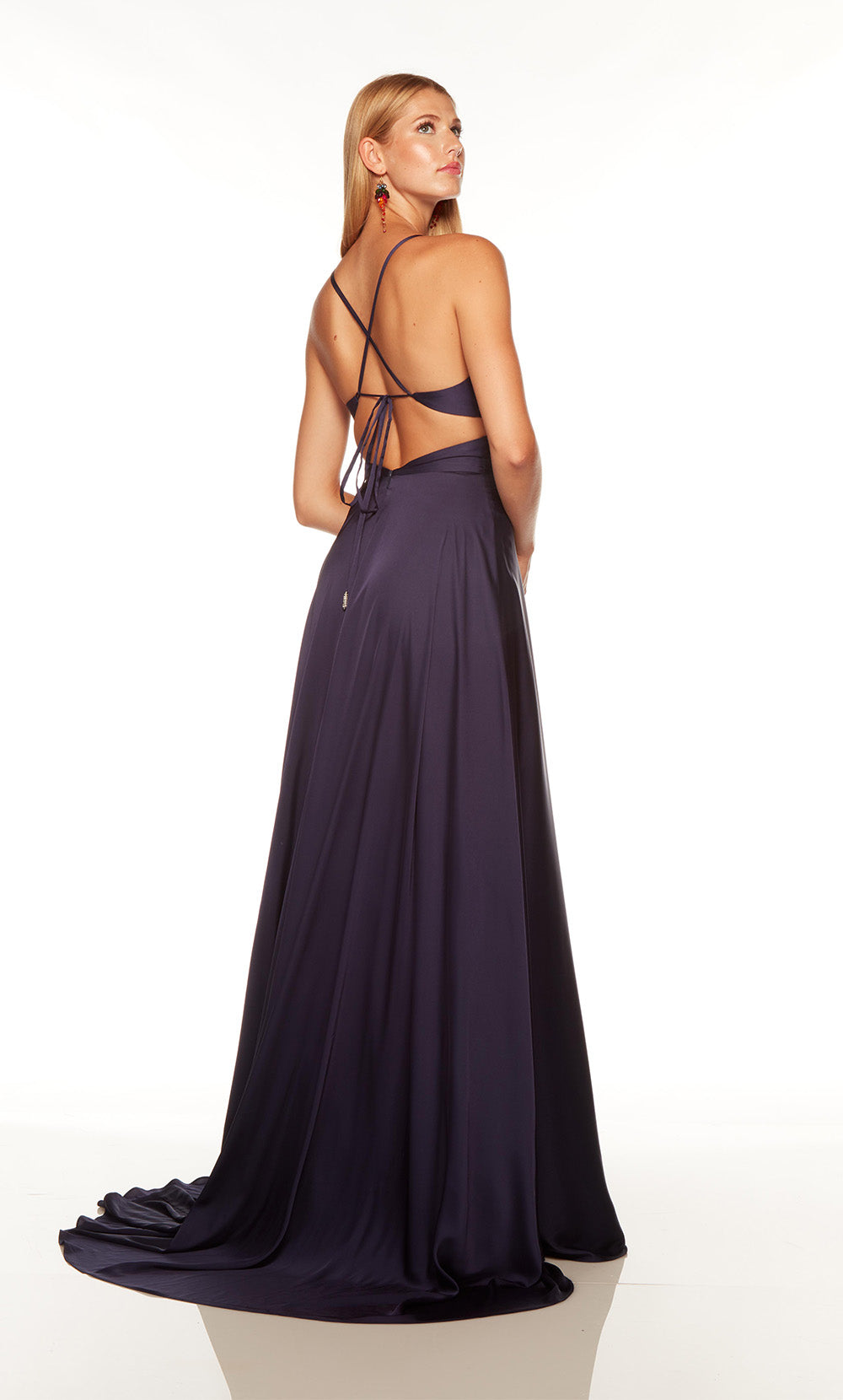 ALYCE Paris 61460 Alyce Long V-neck Sexy Flowy Dress