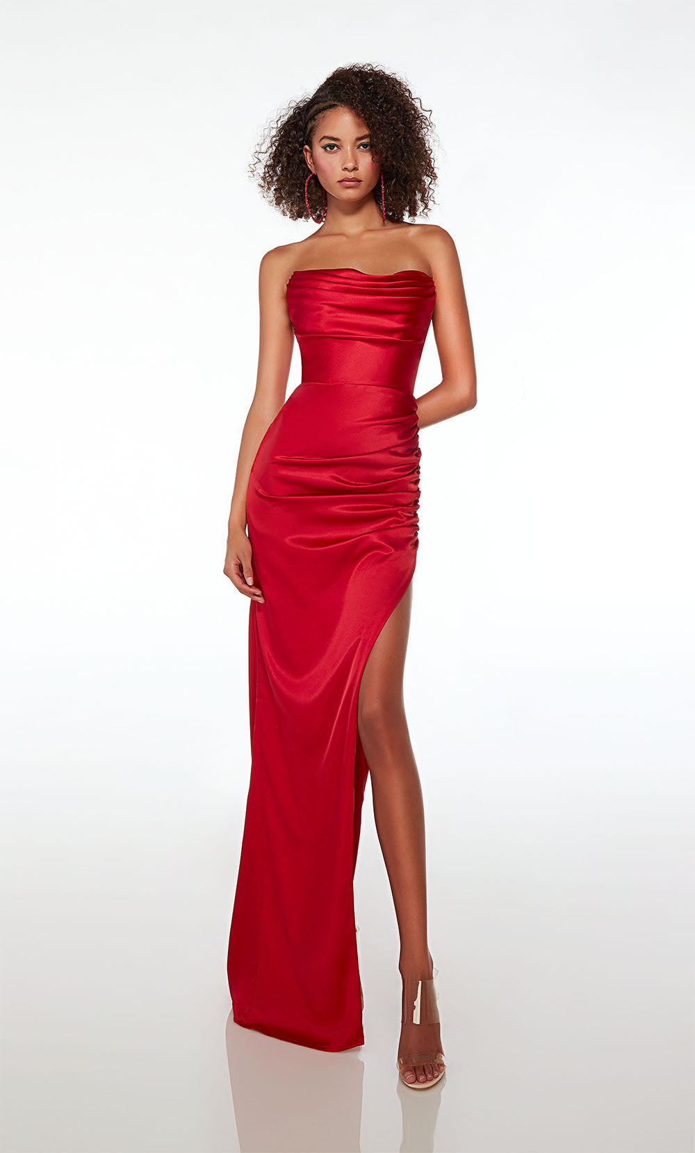 Alyce Paris 61492 Alyce Long Strapless Simple Straight Drest