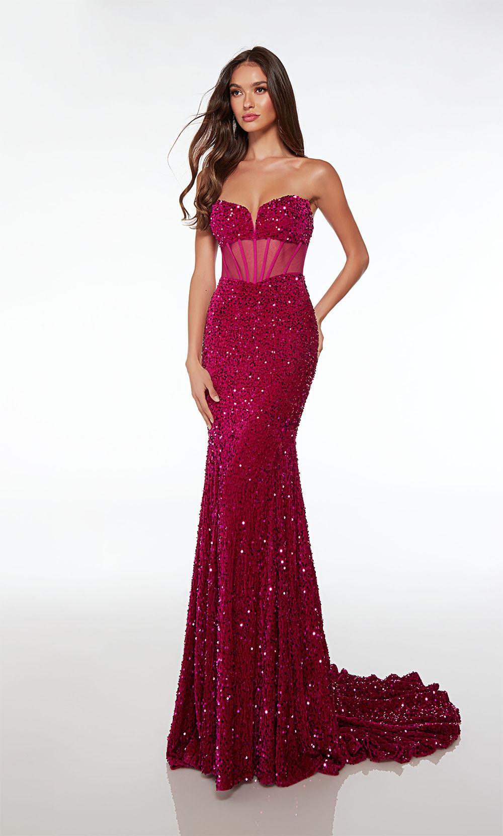 Alyce Paris 61500 Alyce Long Strapless Elegant Straight Dress