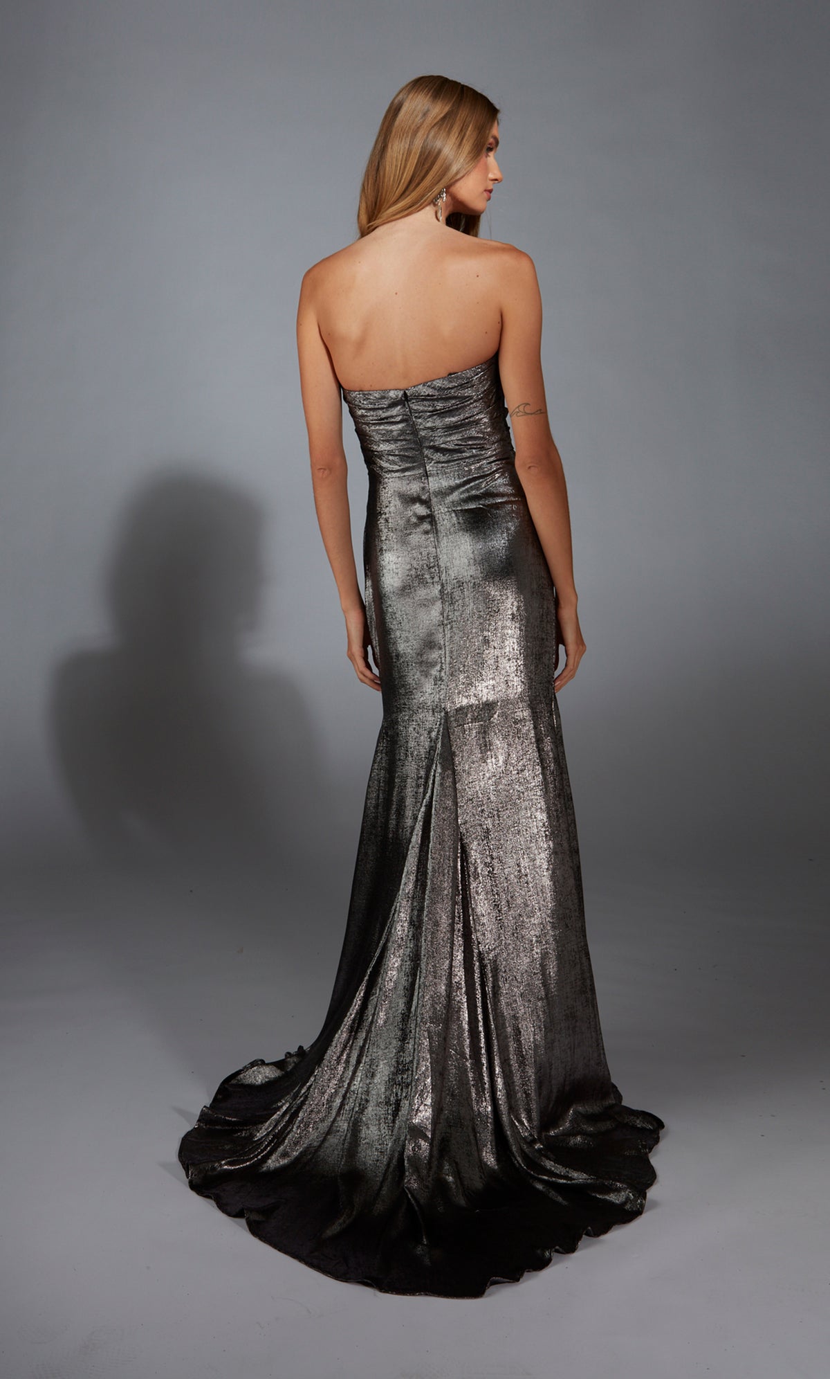 Alyce Paris 61778 Alyce Long Off The Plouds Shimmery/Sparkly Straight Dress