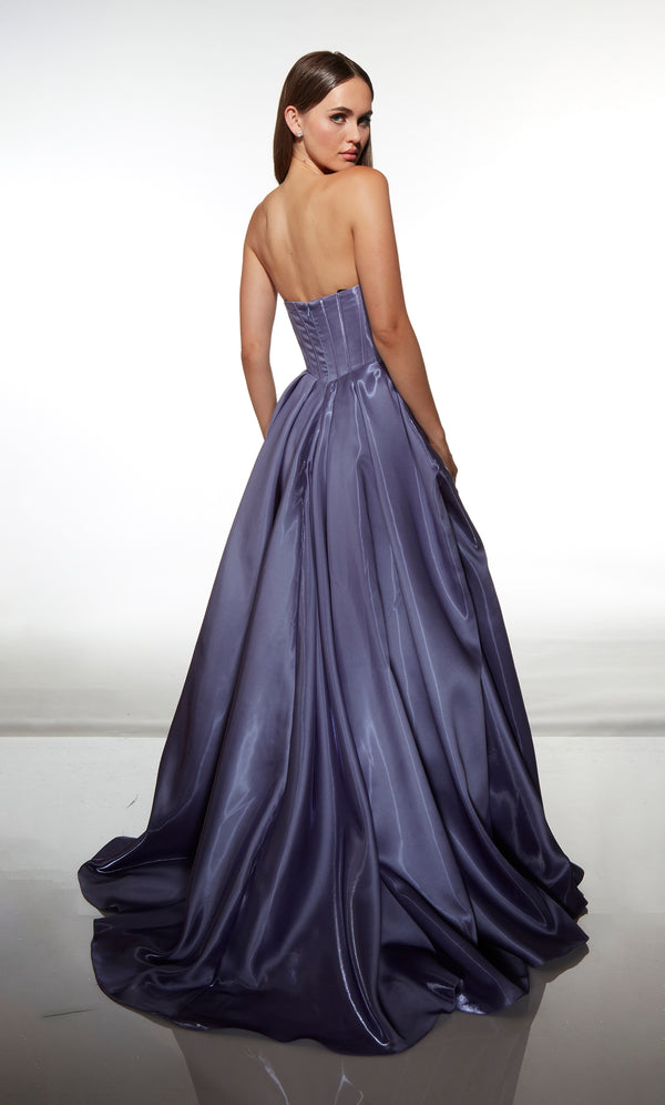 ALYCE Paris 62076 Alyce Long Cowl Neckline Pockets High-low Dress ...