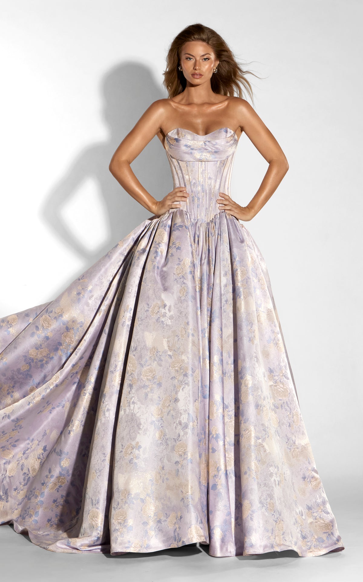 ALYCE Paris 62220 Alyce Long Sweetheart Neckline Ruched/draped Ballgown Dress