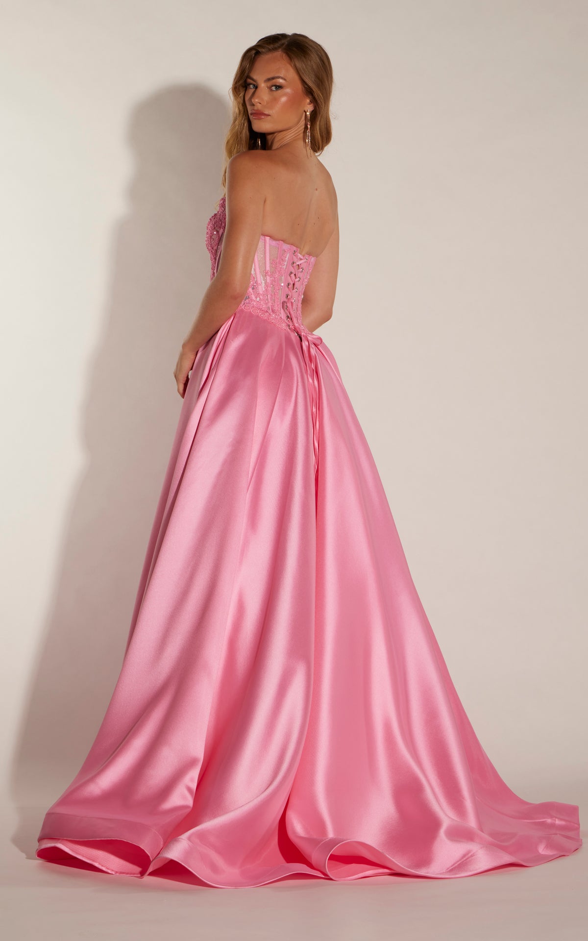 ALYCE Paris 62248 Alyce Long Cat-eye Neckline Elegant Ballgown Dress