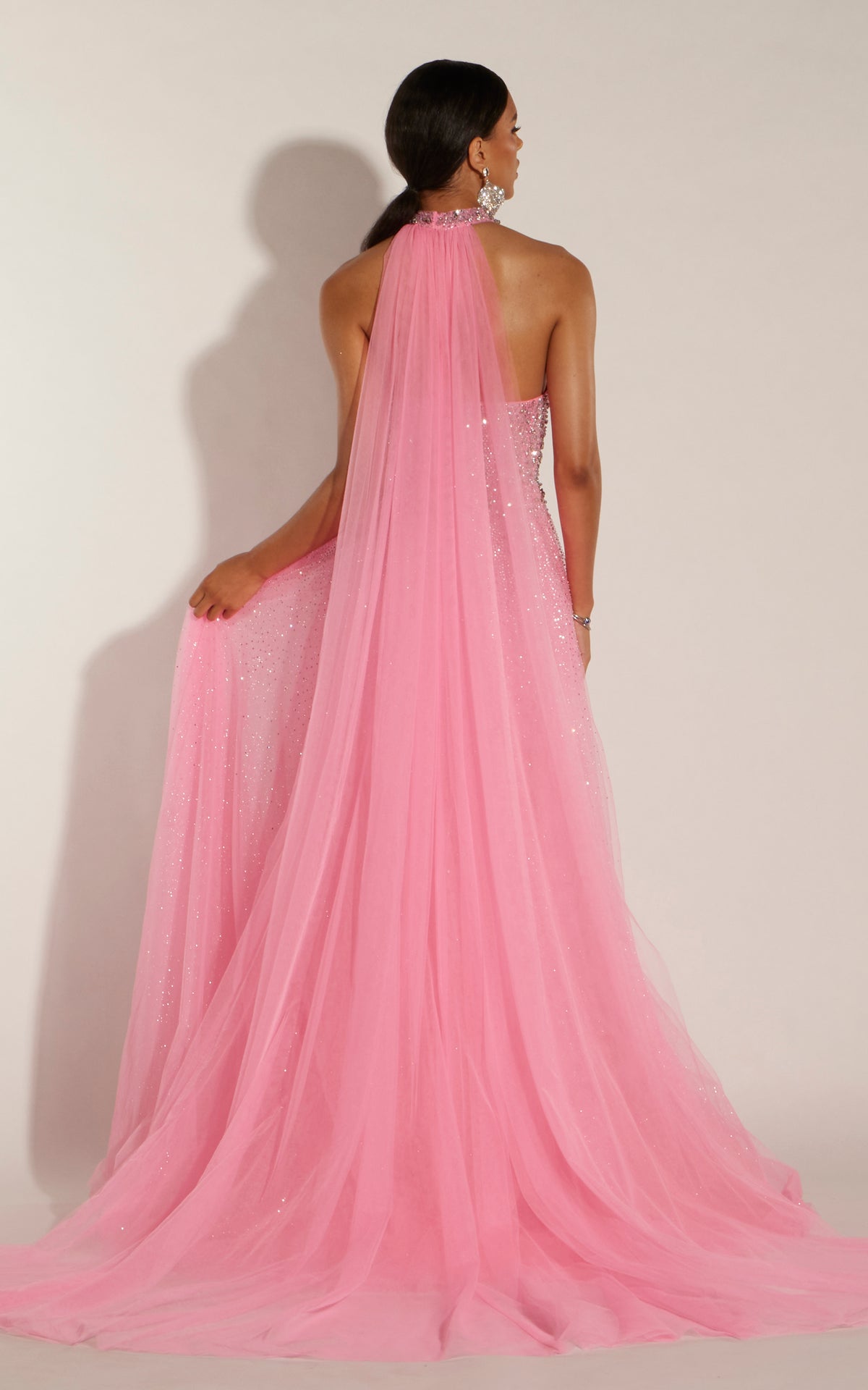 ALYCE Paris 62293 Alyce Long Plunging Neckline Pockets A Line Dress