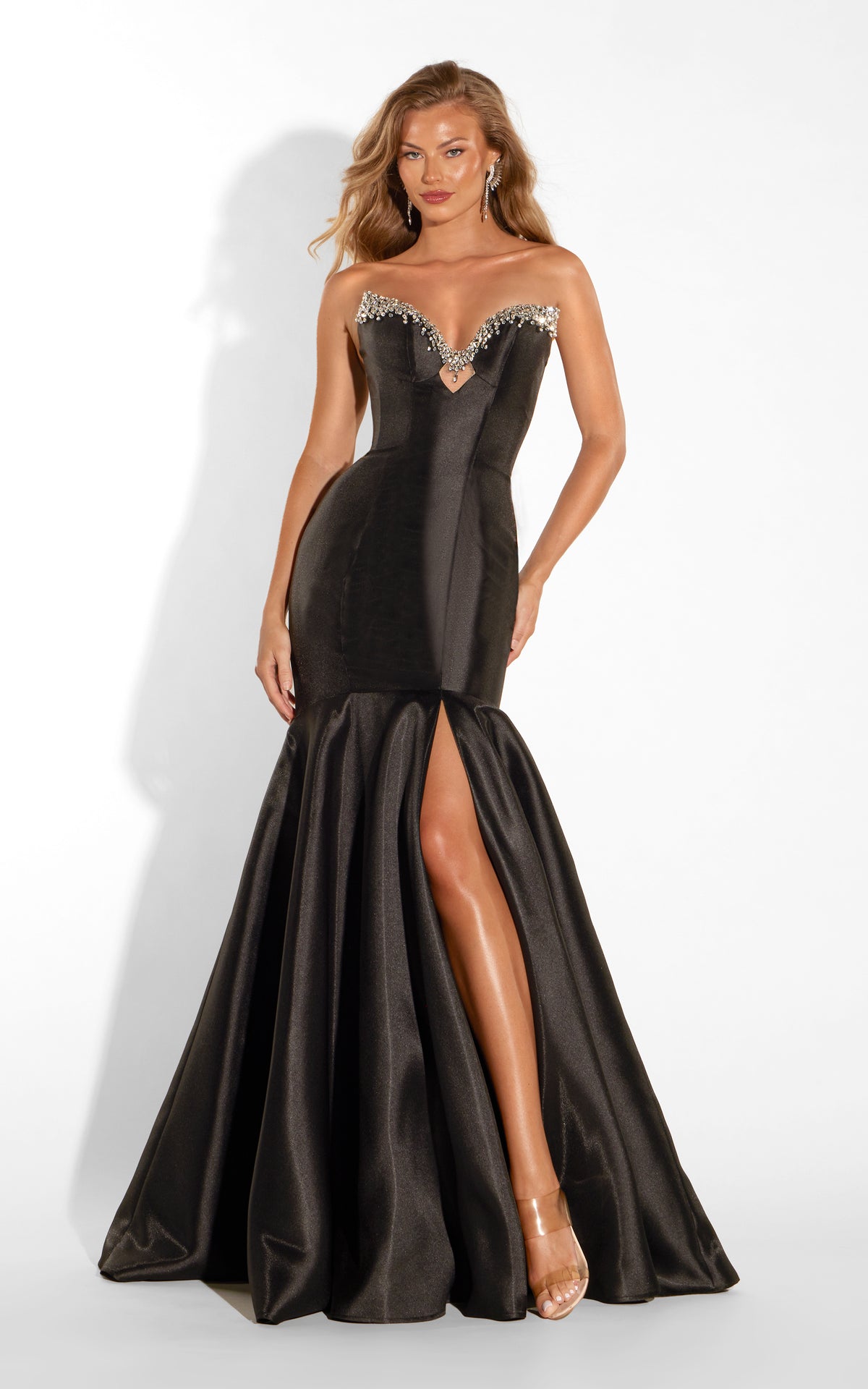 ALYCE Paris 62312 Alyce Long Strapless Neckline Sexy Mermaid Dress