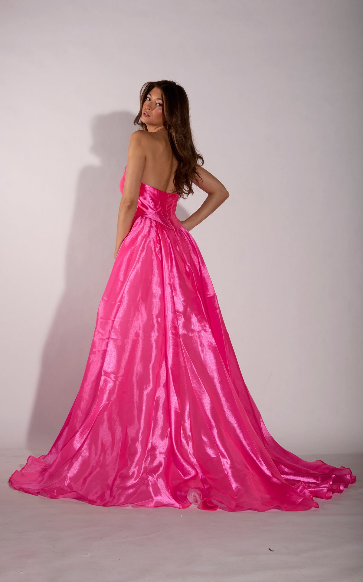 ALYCE Paris 62418 Alyce Long Scooped Neckline Embellished A Line Dress