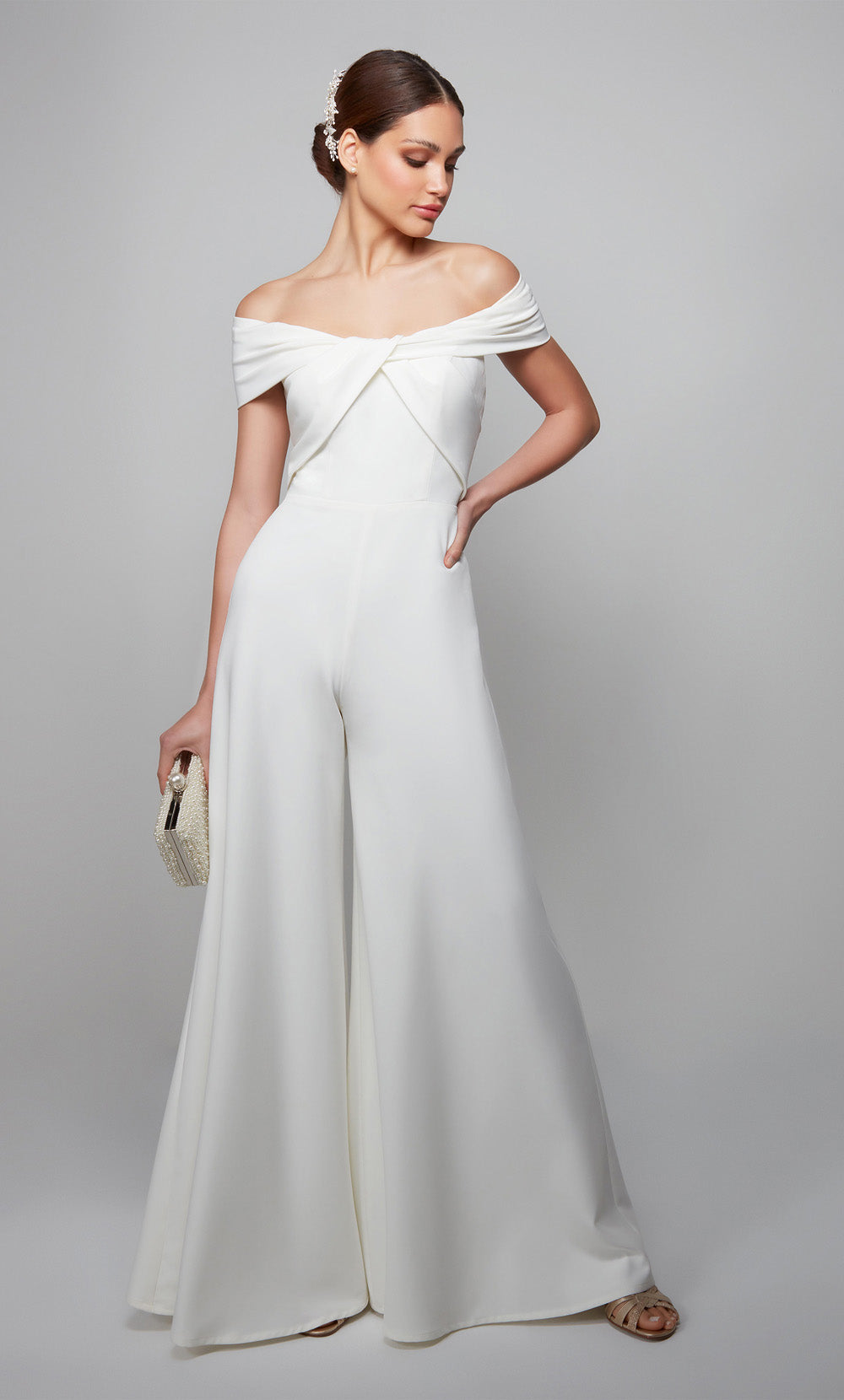 Alyce Paris 70013 Bridal hors de l&#39;épaule Chic Robe