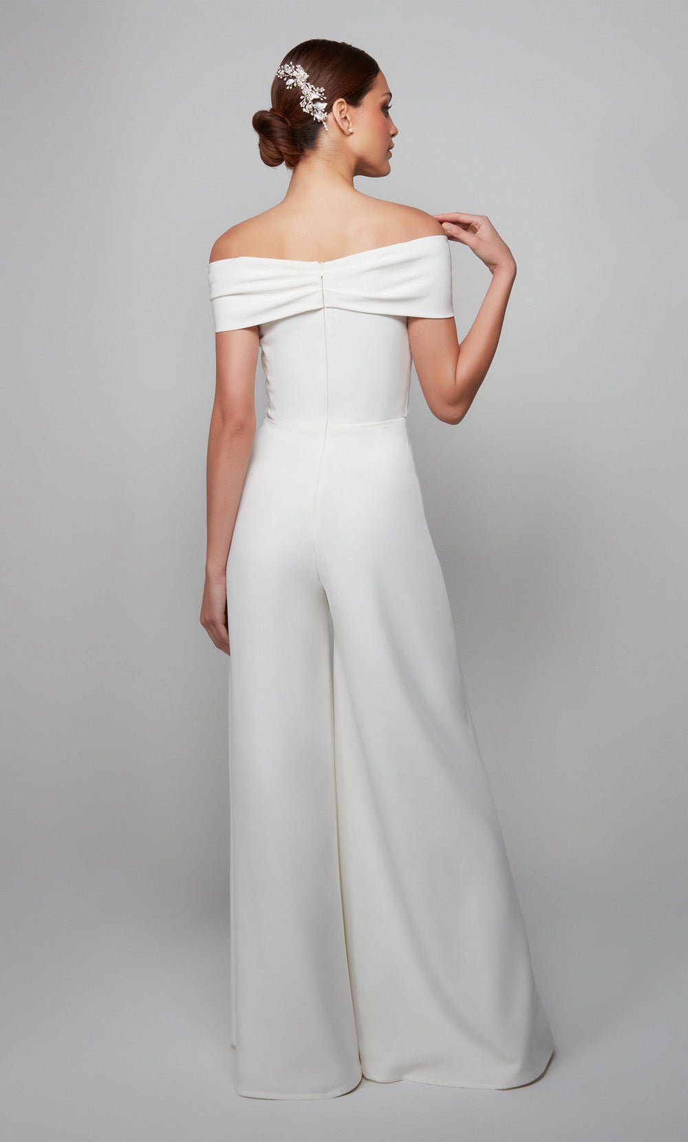 Alyce Paris 70013 Bridal Off the Spalla Chicsuit Abito