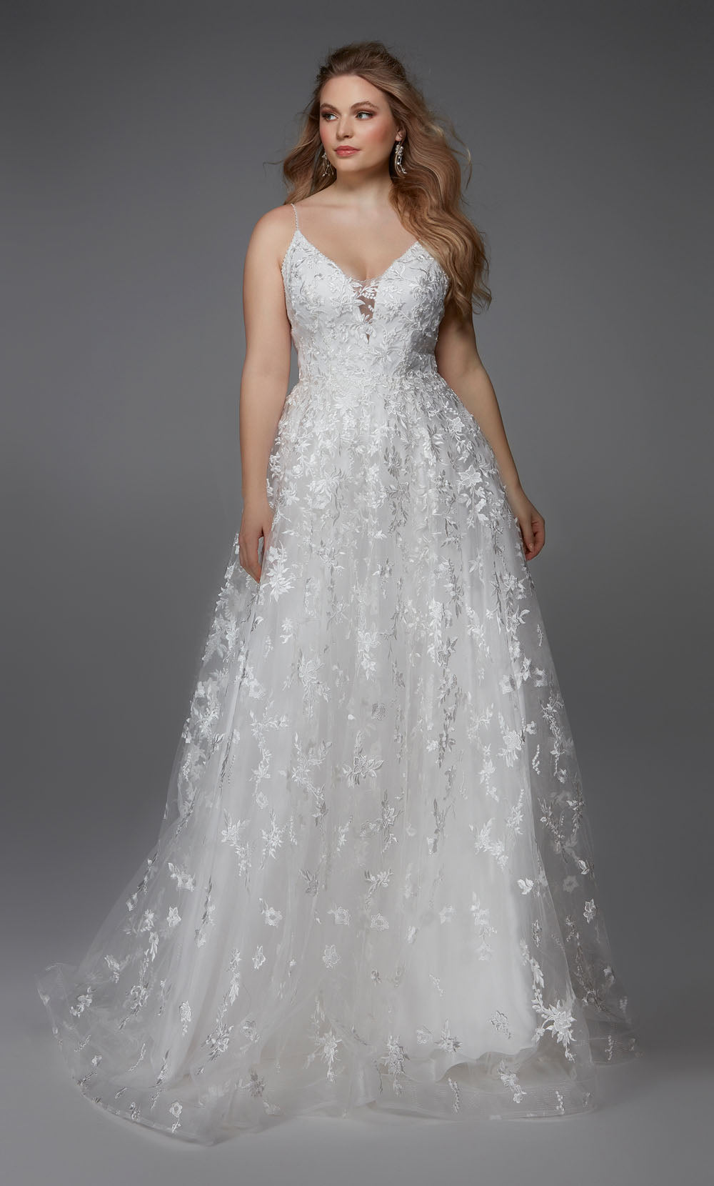 ALYCE PARIS 7012 BRIDAL V-NICK ENGRESSE FIT N ROBLE