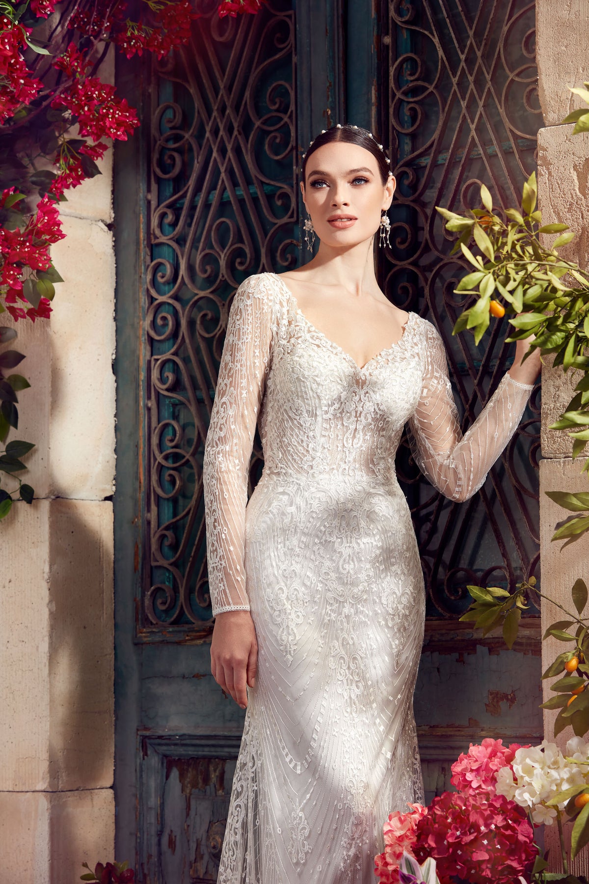 Alyce Paris 7030 Bridal V-образные кнопки подходит для платья Flare