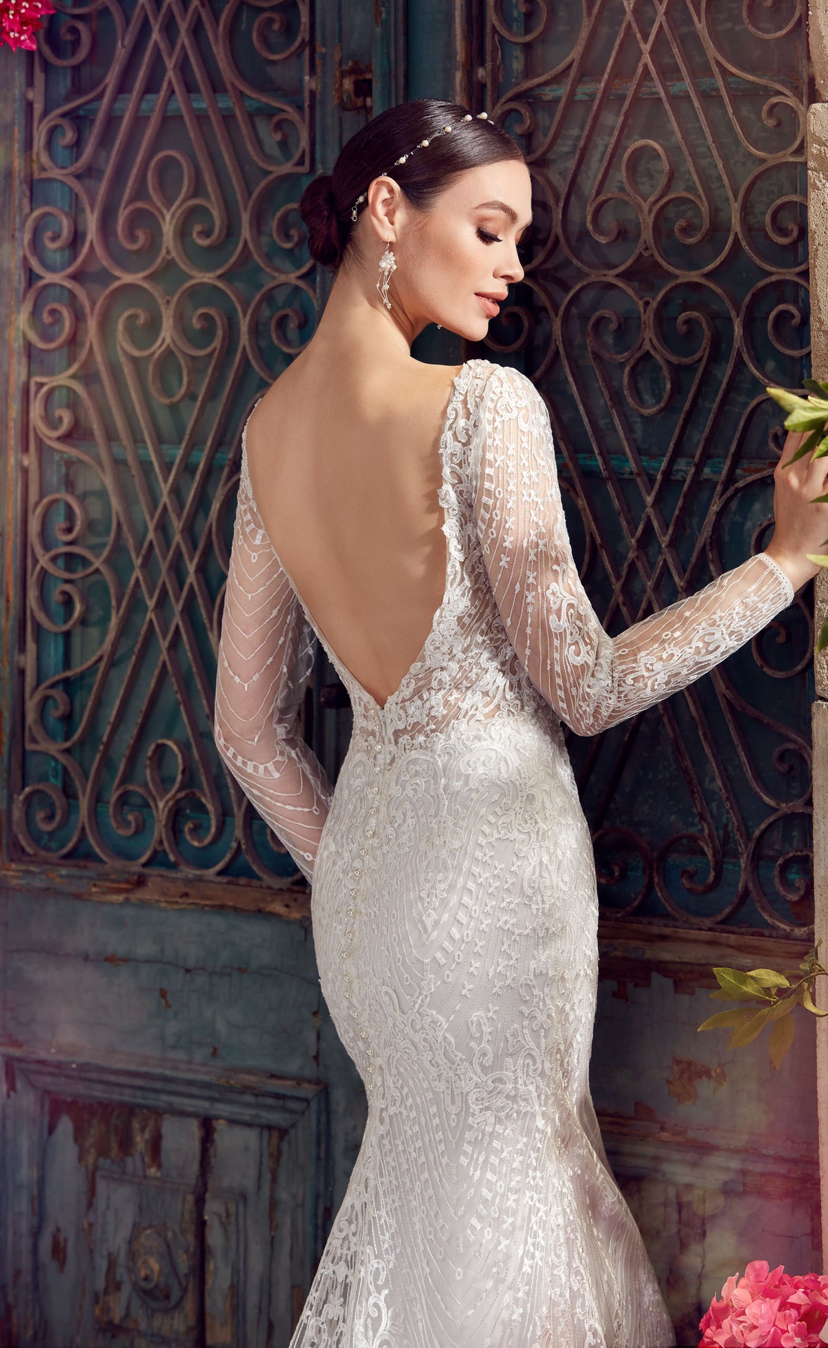 Alyce Paris 7030 Bridal V-образные кнопки подходит для платья Flare