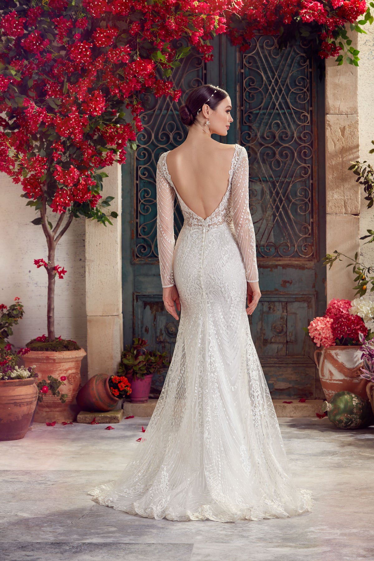 Alyce Paris 7030 Bridal V-образные кнопки подходит для платья Flare