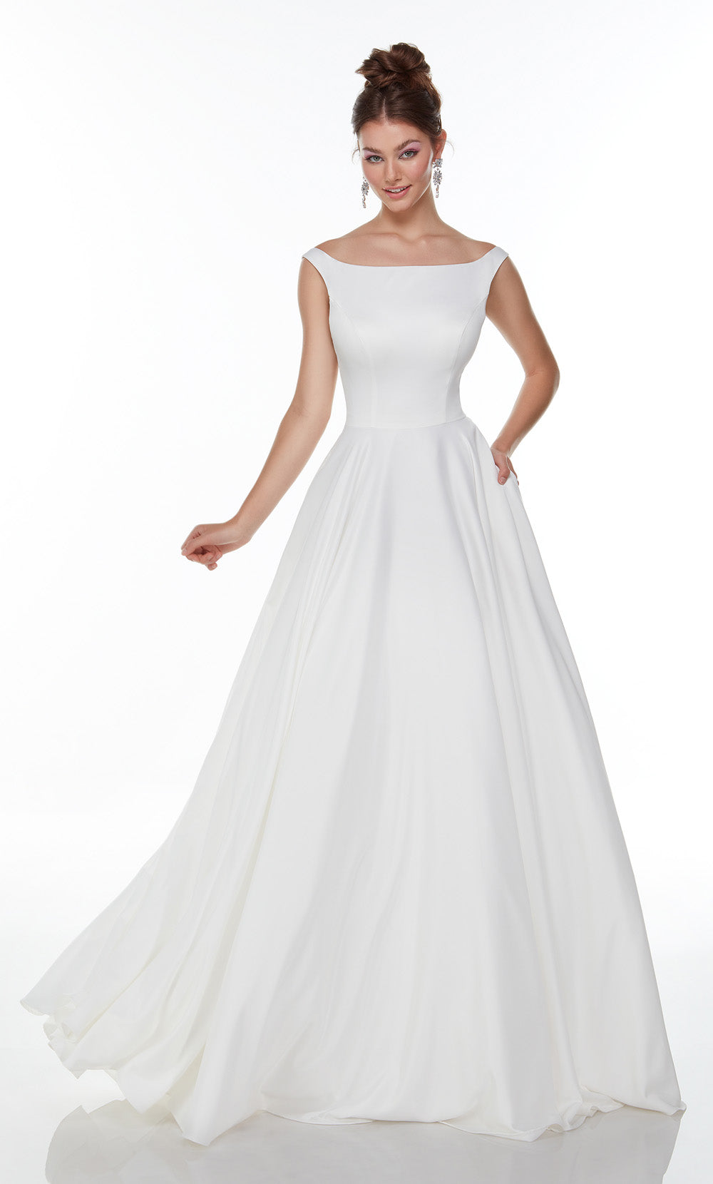 ALYCE PARIS 7054 Pulsanti per barche da sposa un abito da linea