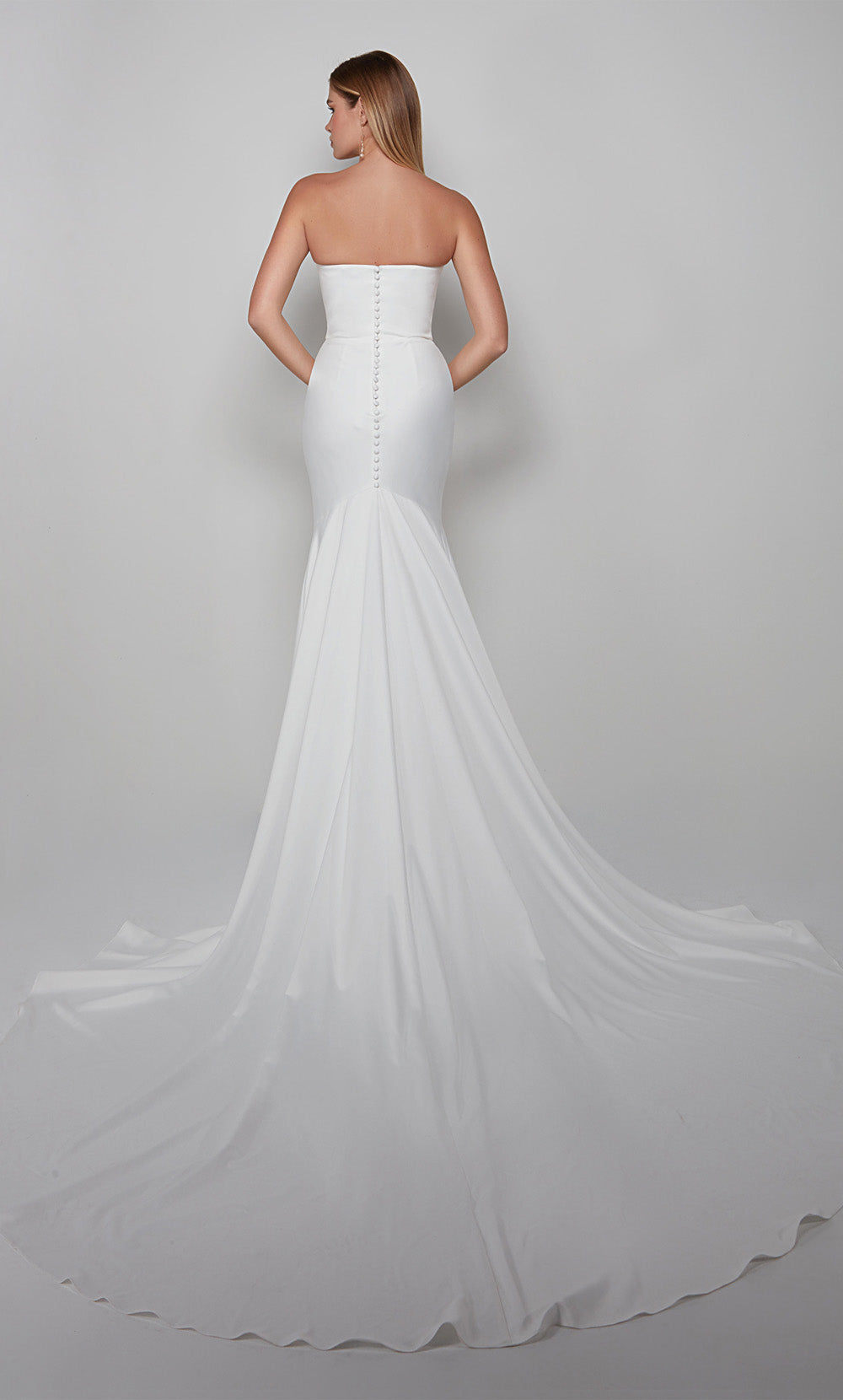 Alyce Paris 7060 Bridal без бретелек простой платье русалки