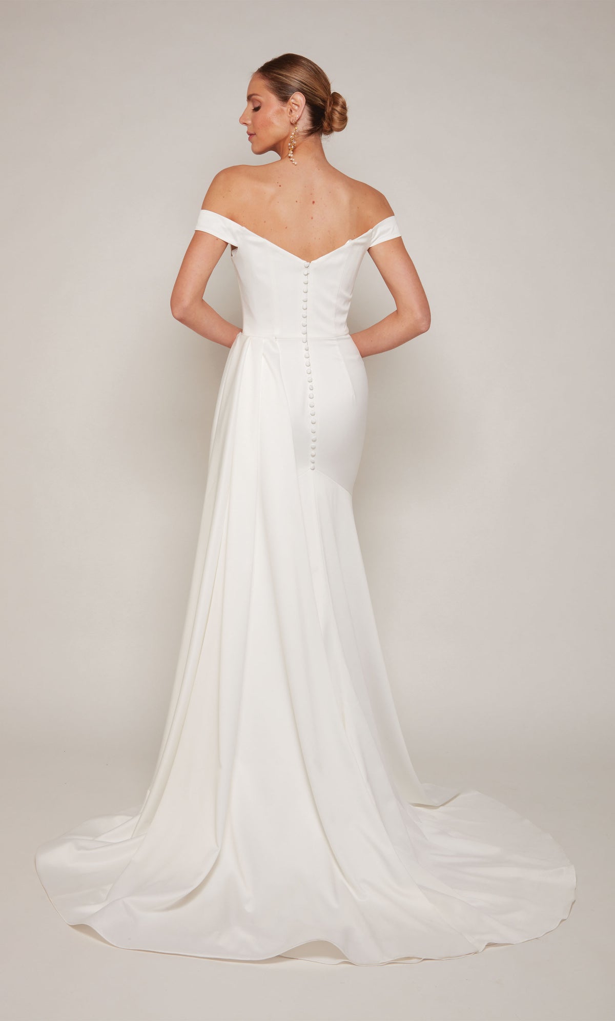 Alyce Paris 7098 Bridal Off the Spalla Mermaid Dress