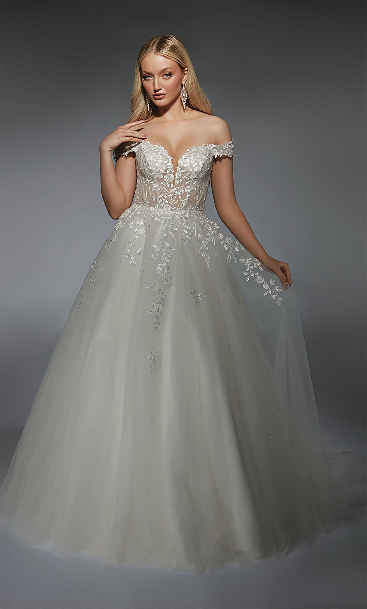 Alyce Paris 7129 Bridal с платья с плечевым корсетом для мячи