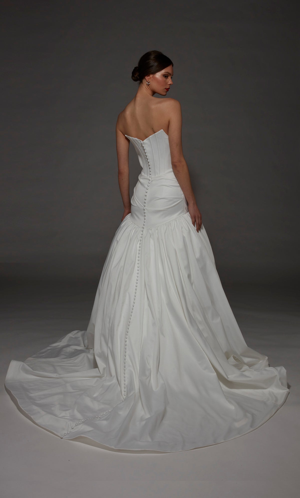 ALYCE Paris 7181 Bridal Straight Across Neckline Embellished Ballgown Dress